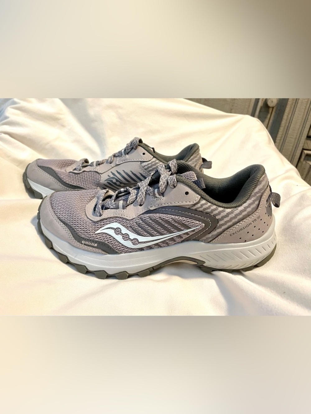 *EUC* SAUCONY Trail Running Shoes~S10668-17 - Lite Aqua/Grey - Women's Size 7 - Picture 2 of 10